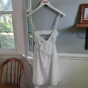 Princess Polly White Bow-Tie Chemise
